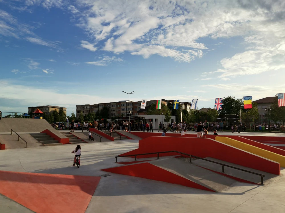 Skatepark-ul din Slatina are 3.600 m.p. FOTO: A.M.