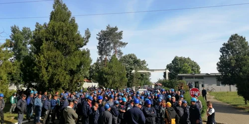 muncitorii de la astra vagoane caracal au protestat joi