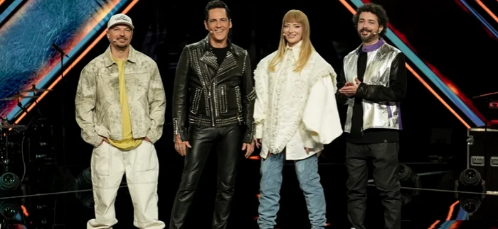 Puya, Ștefan Bănică, Delia și Marius Moga, jurații X Factor foto: Antena 1