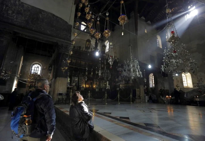 Biserica Naşterii Domnului din Bethleem, ridicată pe locul unde a venit pe lume pruncul Iisus (Foto: Reuters)