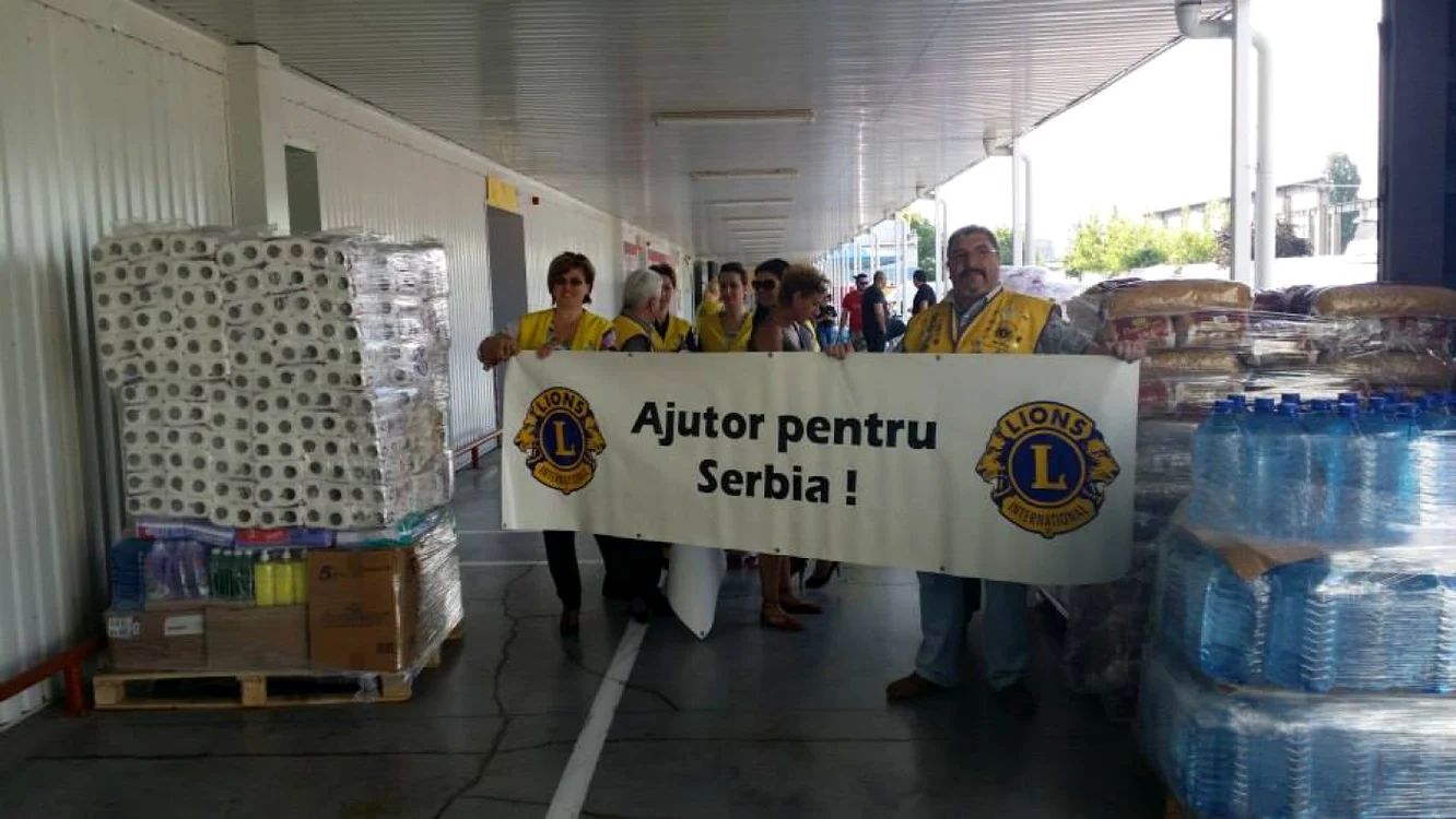 Cluburile Lions din Timişoara au sărit în ajutorul vecinilor din Serbia