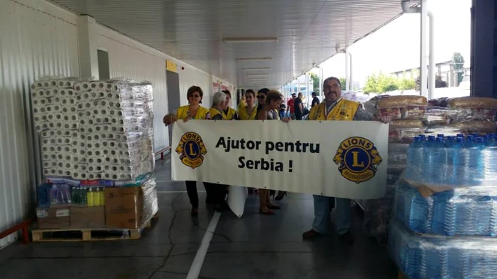 Cluburile Lions din Timişoara au sărit în ajutorul vecinilor din Serbia