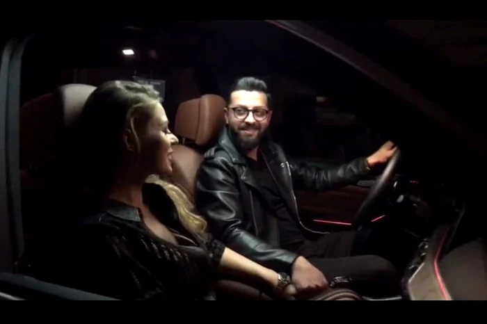 Roxana Nemeș, alături de hair stylist-ul ei, Florin Anghel