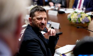 Volodimir Zelenski prânz de lucru la Casa Albă FOTO EPA EFE jpg