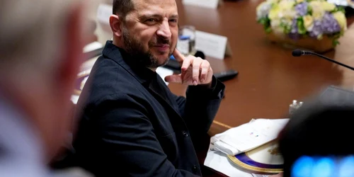 Volodimir Zelenski prânz de lucru la Casa Albă FOTO EPA EFE jpg
