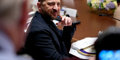 Volodimir Zelenski prânz de lucru la Casa Albă FOTO EPA EFE jpg