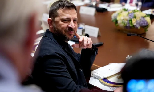 Volodimir Zelenski prânz de lucru la Casa Albă FOTO EPA EFE jpg