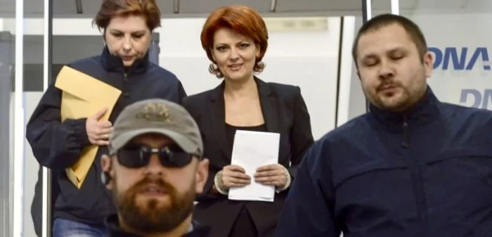 Lia Olguţa Vasilescu a fost reţinută de DNA Foto: Mediafax