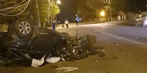 Imagine de la accidentul mortal din Galaţi FOTO Grupul Şoferilor din Galaţi