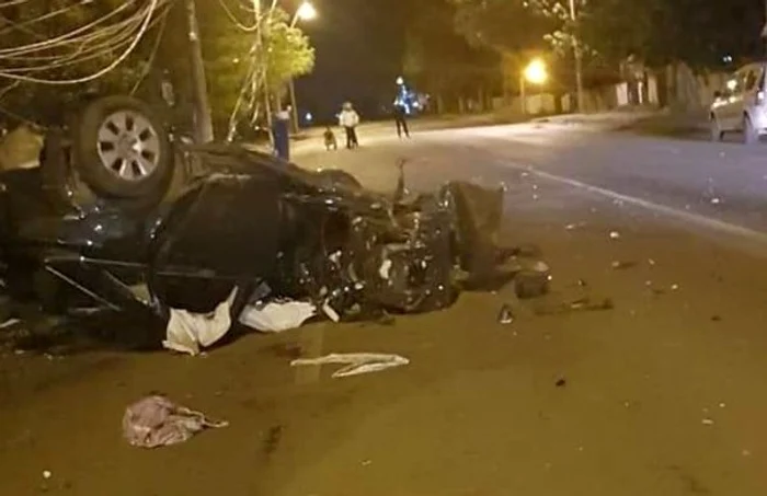 Imagine de la accidentul mortal din Galaţi FOTO Grupul Şoferilor din Galaţi