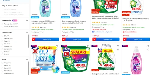 Detergenți de rufe și soluții anti pete Best Overall pe eMAG 2025 – top produse apreciate de români Sursă eMAG jpg
