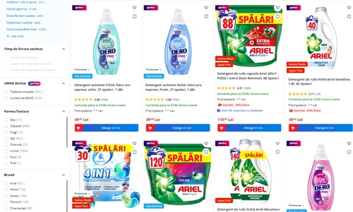 Detergenți de rufe și soluții anti pete Best Overall pe eMAG 2025 – top produse apreciate de români Sursă eMAG jpg