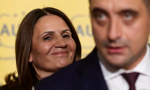 Anca Alexandrescu și George Simion FOTO Inquam / Octav Ganea 