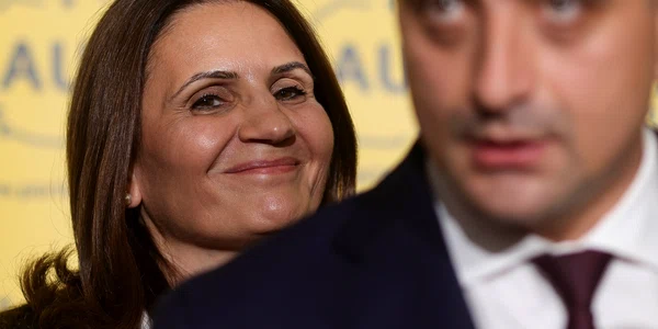 Anca Alexandrescu și George Simion FOTO Inquam / Octav Ganea 
