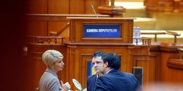 Ralucan Turcan si Nicusor Dan. FOTO Mediafax