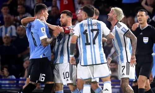 Argentina Uruguay, Messi Olivera (Getty Images) jpg