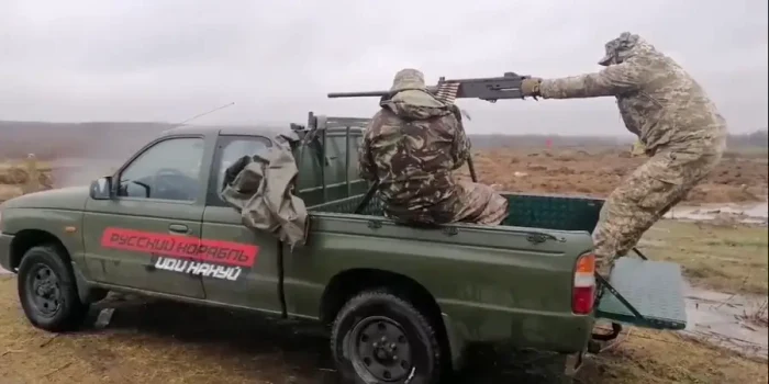 Armata ucraineană folosește echipamente militare improvizate FOTO Ivan Oleksi via Insider