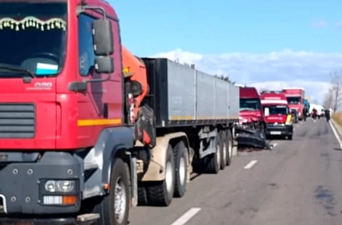 Accident Fierbinți. FOTO ISU Dâmbovița
