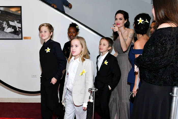 copii angelina jolie si brad pitt foto guliver/getty images