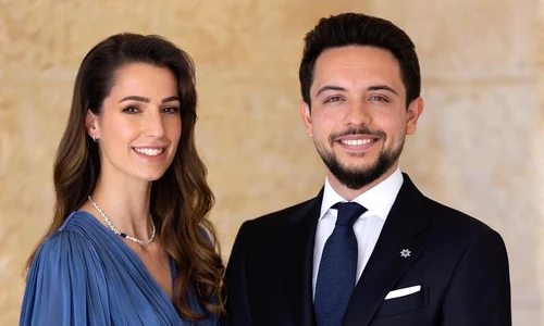 fiul Reginei Rania, Printul mostenitor Hussein si Rajwa (3) jpg