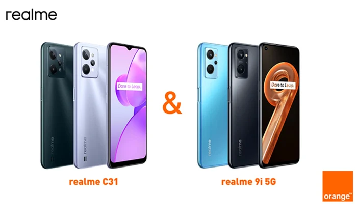 realme C31 si realme 9i 5G la Orange.