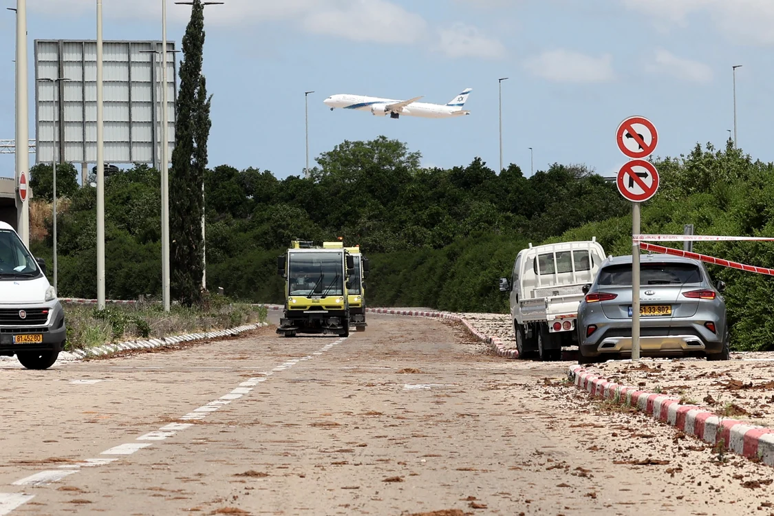 O rachetă lansată de Yemen a lovit aeroportul  Ben Gurion din Tel Aviv FOTO EPA-EFE