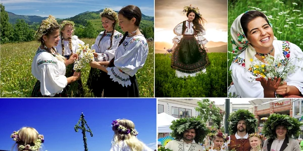 Sânzienele Europei Colaj sursă La blouse roumaine