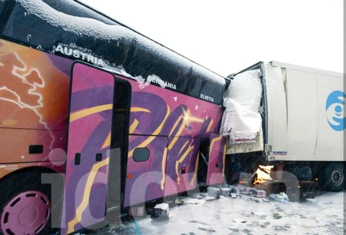 Accidentul a avut loc pe autostrada A3 din Germania FOTO idowa.de