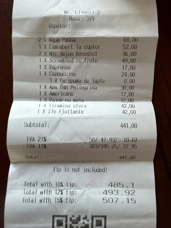 Prețuri de lux la Cazinoul din Constanța / foto: Facebook/Constanța 100%