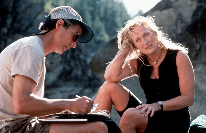 Maryl Streep şi tatăl lui Tay, la filmările pentru The River Wild, unde copiii lor s-au cunoscut