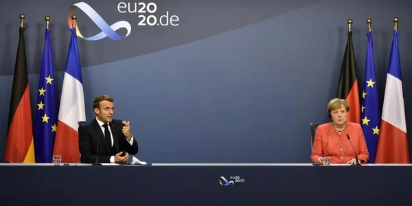 emmanuel macron si angela merkel summit european iulie 2020 foto epa efe