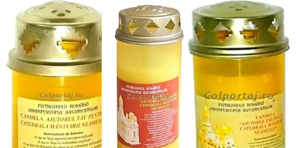 Candele vandute de patriarhie FOTO