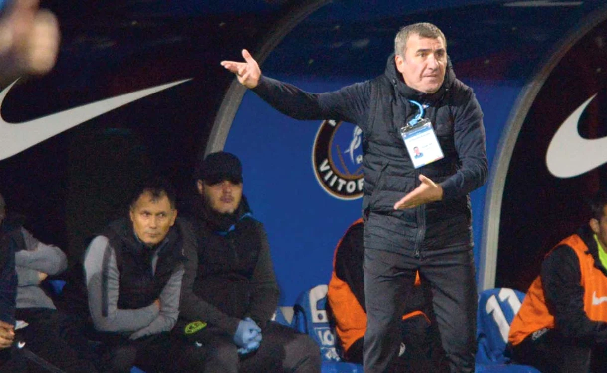 
    Gică Hagi a răbufnit după  meci, fiind pentru  prima dată când este  agresat de când  a devenit tehnicianFoto: Sportpictures.eu  