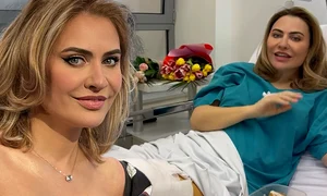 Adina Buzatu se recuperează greu și cu dureri după operația la picior  