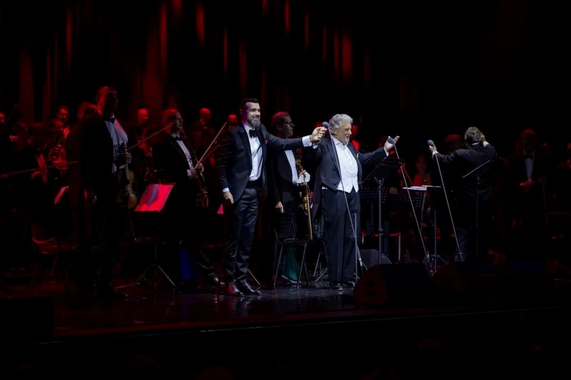 Vlad Miriță în concert cu Placido Domingo în România 2024 Instagram (8) jpg