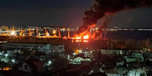 distrugerea navei ruse Novocerkassk jpeg