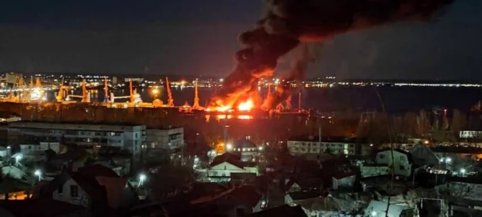 distrugerea navei ruse Novocerkassk jpeg