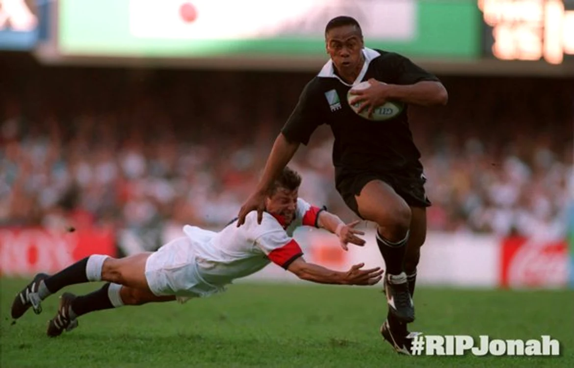 Jonah Lomu (1975 - 2015) rămâne în istorie ca unul dintre cei mai talentați rugbiștiFoto: All Blacks/Twitter