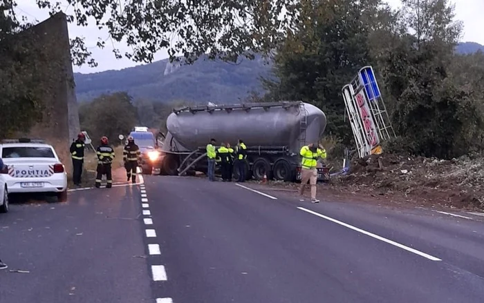 accident la crivadia foto drdp timisoara