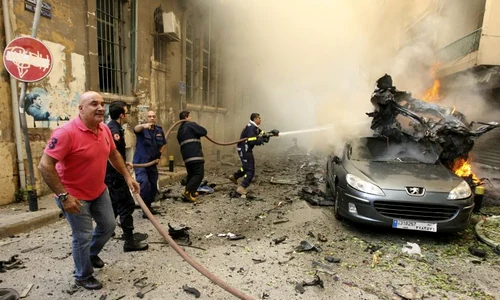 Explozia s a produs într un cartier locuit de creştini  (Foto: Reuters) jpeg