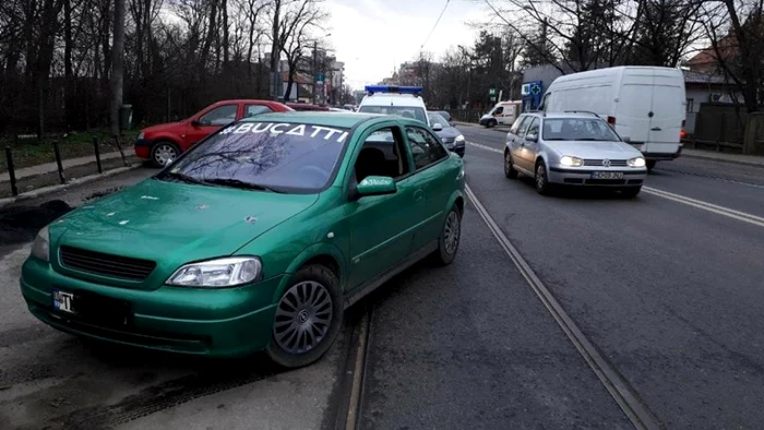 Şoferul din Victor Vlad Delamarina FOTO Poliţia Locală Timişoara