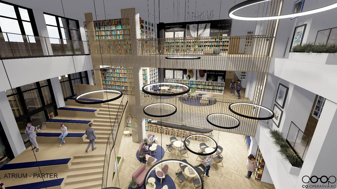 Bibliotecile din Bihor vor fi mai prietenoase Foto: randări CJ Bihor