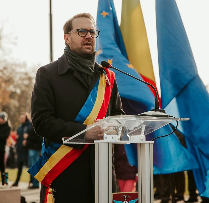 Primarul Timișoarei, Dominic Fritz. FOTO: Facebook