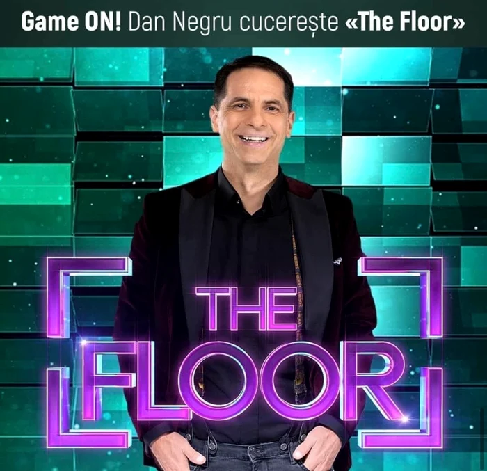 Dan Negru prezintă „The Floor” / foto: Kanal D