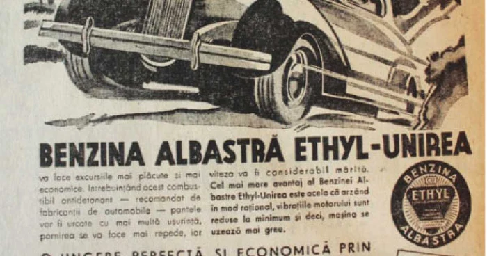 Fragment dintr-o reclamă apărută în  „Adevărul“, 1937