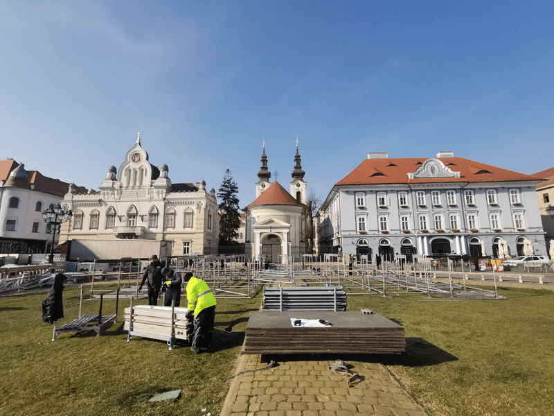Ultimele pregătiri pentru inaugurarea Capitalei Europene a Culturii - Timișoara 2023. Când are loc