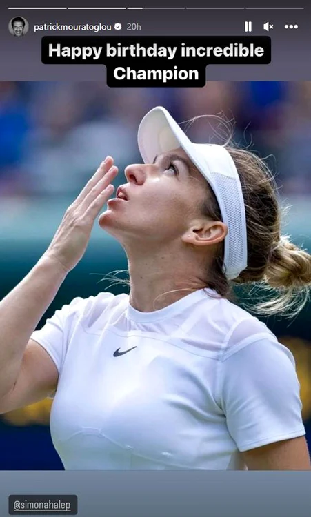 Mesajul postat de Mouratoglou pe pagina de Instagram a Simonei Halep