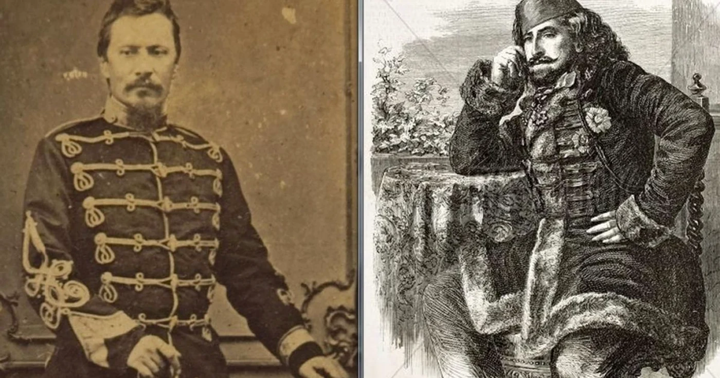 Alexandru Ioan Cuza şi Nicolae Vogoride. FOTO Institutul Cultural Român