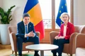 Nicușor Dan s-a întâlnit cu Ursula von der Leyen FOTO presidency.ro