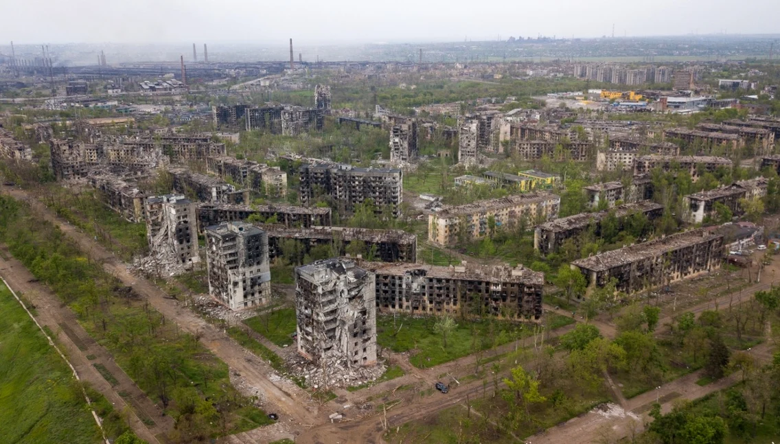 Imagine din Mariupol - razboi Ucraina FOTO Profimedia 